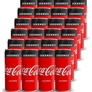 Coca Cola Şekersiz 200ml X 24 Adet