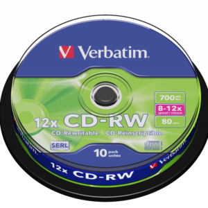 VERBATİM 12xCD RW Rewritable Boş CD