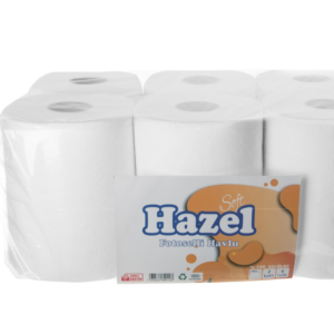 Hazel  Fotoselli Makina Havlusu 3 Kg. 6 Lı 21 Cm.