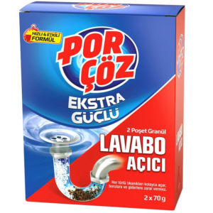 Porçöz Extra Güçlü Lavabo Açıcı 2x70 Gr.