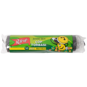 Roll Up Çöp Torbası 80x110 220 Gr 10 Adet  Jumbo 25