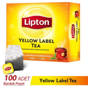 Lipton Bardak Poşet Çay Yellow Label 100