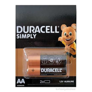 Duracell Kalem Pili AA 2 Li Paket